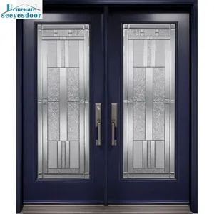 Portes <span class=keywords><strong>d</strong></span>'entrée en aluminium de qualité supérieure Seeyesdoor, double sécurité, pour villa - Product Image 1
