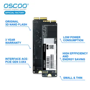 OSCOO SSD 1TB 오리지널 디스코 듀로 애플 노트북 용 맥북 하드 드라이브 A1369 A1465 A1466,A1398 A1502,A1418 A141 1TB 2TB
