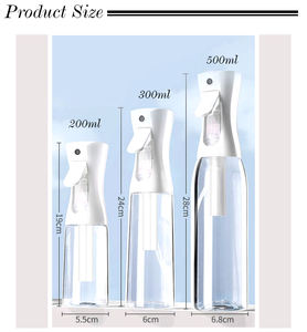 Botella pulverizadora de niebla continua de alta presión de 150ml, 200ml, 300ml, 500ml, de colores, personalizada, vacía, para salón de belleza, venta al por mayor - Product Image 6