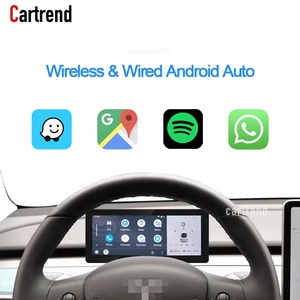 หน้าจอแสดงผลดิจิตอลขนาด 8.8 นิ้ว สำหรับ <span class=keywords><strong>Tesla</strong></span> <span class=keywords><strong>Model</strong></span> <span class=keywords><strong>3</strong></span> Y แผงหน้าปัด LCD พร้อมระบบ Wireless CarPlay และ Android Auto รองรับระบบนำทาง - Product Image 4