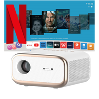 Projecteur officiel NTV 4K Android 13 1080P Mini projecteurs natifs Mise au point automatique Keystone Portable Home Beamer WiFi BT Smart TV