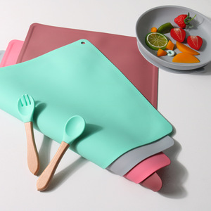 Tapis <span class=keywords><strong>de</strong></span> cuisson et <span class=keywords><strong>de</strong></span> coloriage en silicone réutilisable, pliable, lavable, personnalisé, antiadhésif et résistant à la chaleur pour bébé, vente en gros - Product Image 4