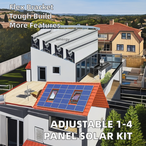 Soporte de Techo Ajustable de Aluminio 6005-T5 Anodizado, Kit de Montaje para Panel Solar, Gancho de Fijación de Riel, Inclinación de 0-60, <span class=keywords><strong>Vida</strong></span> Útil de 1-4 20-25 Años - Product Image 3