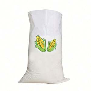 Sac en PP tissé blanc avec rayures, sacs en PP tissé colorés - Product Image 5