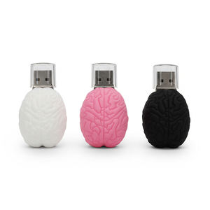 Flashdisk Promosi Medis Bentuk Otak PVC Kartun, Cetak Logo, USB <span class=keywords><strong>Stick</strong></span> 2.0, Flash Disk Penyimpanan, USB Flash Drive - Product Image 1