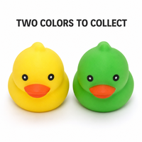 Jouet Squishy Canard Doux au Toucher Mat, Corps Compressible, Bec Orange, Anti-Stress de Bureau
