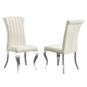 เก้าอี้สีดำสำหรับโต๊ะอาหารทันสมัยห้องรับประทานอาหารเก้าอี้กำมะหยี่ - Product Image 6