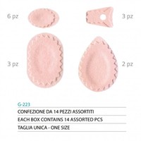 ORIONE OK PED Lima para Pies Hipoalergénica, Protección contra Callosidades, Uso en Viajes, Origen Mixto-Italia, 14 Piezas, Ref. G223