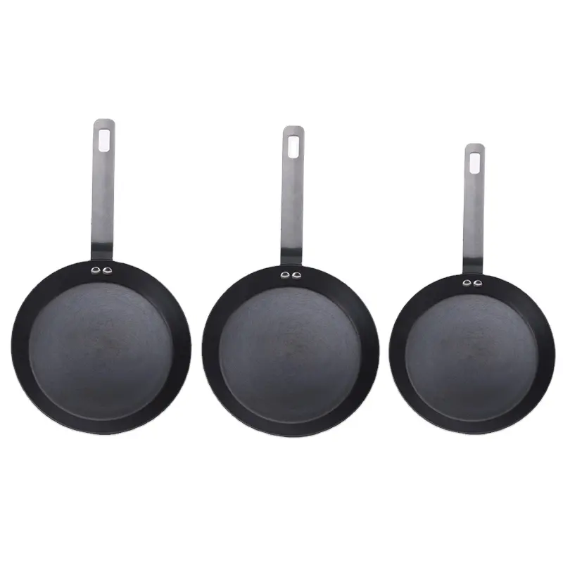 24cm Frying Pan for Cooking and Baking Durable 9 inch stir pan No-coating baking pan