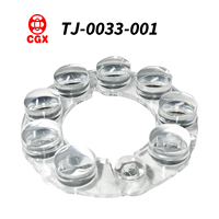 Lente Infrarroja Óptica Integrada 8 en 1 para Cámara de Seguridad CCTV 3030 SMD 33.8*33.8*6.8mm 60 °
