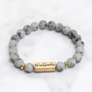 Hot Sale Gifts High Quality Custom Yoga Jewelry Strengthful Wholesale 8mm Rhodonite Beads Natural <strong>Gem</strong> <strong>Stone</strong> <strong>Bracelets</strong> - Product Image 3