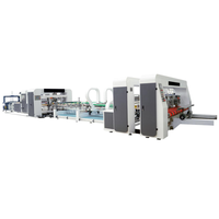 Machine automatique de fabrication de cartons / Plioir-colleuse-agrafeuse pour emballages en papier et en bois / Haute vitesse 150 m/min, électrique, facile à utiliser