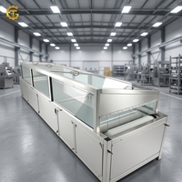 Ligne de production de nouilles fraîches à grande vitesse, machine commerciale entièrement automatique pour la production de nouilles surgelées et fraîches