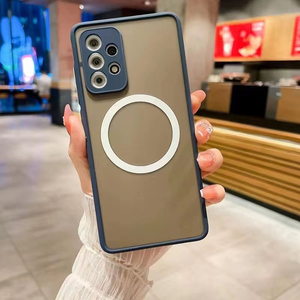 Funda magnética mate para <span class=keywords><strong>Samsung</strong></span> A05 A15 A24 A34 A54 A05S, funda magnética con <span class=keywords><strong>cargador</strong></span> inalámbrico A35 A55 A54 A24 <span class=keywords><strong>A72</strong></span> A52 A74 - Product Image 2