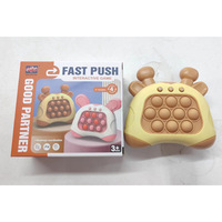 Jouet éducatif electrico juego fabrica presse rapide bouton lumineux console puzzle créatif pop push rapide jeu de bulles