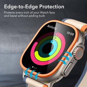 Cảm Ứng Nhạy Cảm Khung Hợp Kim Nhôm Chống Xước Tempered Glass Phim Bảo Vệ Màn Hình Cho <span class=keywords><strong>Apple</strong></span> Xem Siêu 49Mm - Product Image 6