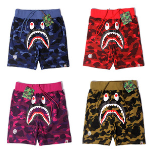 Pantalones Cortos de Algodón Puro con Camuflaje de Tiburón, Estilo Japonés, Cintura Elástica, para Hombre, Ropa de Playa - Product Image 3