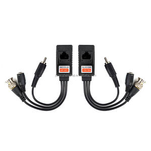 CCTV فيديو <span class=keywords><strong>Balun</strong></span> hd 8MP موصل جهاز الإرسال/استقبال DC <span class=keywords><strong>RCA</strong></span> BNC إلى Rj45 3 في 1 لأمن ctv hd فيديو <span class=keywords><strong>Balun</strong></span> Rj45 - Product Image 4
