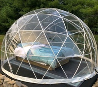 Tente dôme transparente en plastique, livraison gratuite, 12 pieds, pour jardin