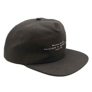 DIY 5-panel Flat Brim Adults Caps Customized Embroidery logo Caps Unstructured Snapback <b>Hats</b> - Product Image 3