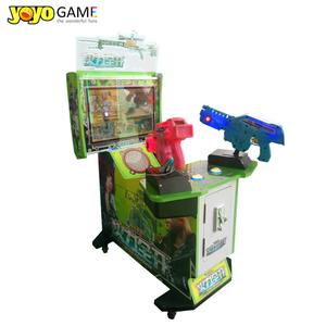 Máquina de Videojuegos Arcade de Carreras y Disparos para <span class=keywords><strong>2</strong></span> Jugadores, Estructura de Metal Resistente de Plástico, Funciona con Monedas en Inglés, 1 Año de Garantía - Product Image 1