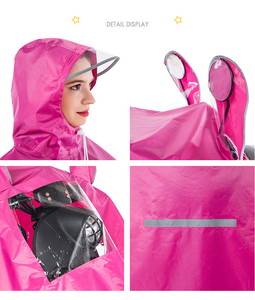 Poncho <span class=keywords><strong>de</strong></span> <span class=keywords><strong>pluie</strong></span> pour motard <span class=keywords><strong>de</strong></span> haute qualité, épais et durable, imperméable et flottant, en tissu Oxford - Product Image 4