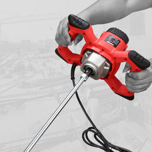Mikser beton listrik genggam cepat, mesin Blender tangan portabel 1600W, pencampur cat semen dengan kecepatan yang dapat diatur - Product Image 5