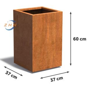 क्लासिक डिजाइन धातु उद्यान प्लांटर्स पाउडर पाउडर लेपित बहुमुखी उपयोग को बोनसाई के लिए लटका फर्श शॉपिंग मॉल के लिए बहुमुखी उपयोग - Product Image 2
