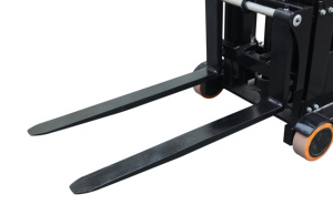 Gudang daya tahan Super Euippment tanpa kaki Counterbalance listrik Stacker dengan desain aktivasi kartu - Product Image 5