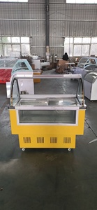 Exhibición de helados Congelador de gabinete de paletas de grado alimenticio a la venta Gabinete de mantenimiento fresco Pastel Comercial Escaparate de aperitivos Nevera - Product Image 2