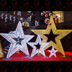 Haute luminosité <span class=keywords><strong>maison</strong></span> Cutsum lune et étoile arabe acrylique Ramadan décoration lumineuse - Product Image 6