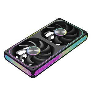Ventilateurs ARGB intégrés AntarcChill Wholesale 240 mm, connectables en série, 2 ventilateurs PWM 120 mm pour le refroidissement du boîtier PC - Product Image 4
