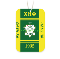 Désodorisant de voiture Sigma Gamma Rho, promotionnel, vente en gros, sororité, logo personnalisé, désodorisant de voiture carré personnalisé