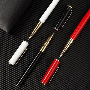 Stylos à bille rouge personnalisés à encre noire, stylos uniformes en acier inoxydable pour cadeaux pour hommes d'affaires, agent de bord de la Police - Product Image 4