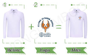 पुरुषों और महिलाओं के लिए लंबी आस्तीन वाले पोलो शर्ट 3-बटन फ्लैट-बुनाई कॉलर आरामदायक और चिकनी प्रतिरोध - Product Image 5