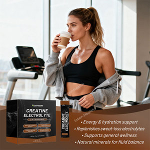 Mezcla de <span class=keywords><strong>Creatina</strong></span> y Electrolitos 2 en 1 Personalizada OEM, 15g por Porción, Suplemento Energético Puro en Polvo, Mezcla para Bebida - Product Image 2
