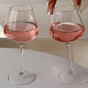 Verre à vin rouge bordeaux sur pied, de luxe léger, en cristal à large ventre, pour la maison, le bar, les mariages et les fêtes - Vente en gros - Product Image 4