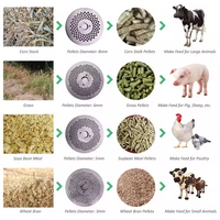 Machine à granulés d'aliments électriques à haute efficacité pour la production d'aliments pour bétail, volailles et animaux d'élevage