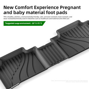 Tapis <span class=keywords><strong>de</strong></span> sol <span class=keywords><strong>100</strong></span>% écologiques en TPE pour Subaru Solterra Touring 2023 et Toyota bZ4X 2022-2024 - FWD/AWD, ajustement laser 3D et anti-saleté - Product Image 3