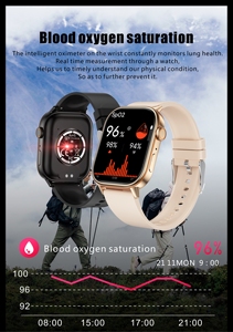 Smart Watch QX17 GPS 2.01 Inch Screen BT Call <b>Heart</b> Rate Health Monitoring 178 Sport Modes Smartwatch QX17 Smart Watch - Product Image 6