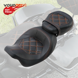 Housse de <span class=keywords><strong>selle</strong></span> de moto universelle en cuir pour <span class=keywords><strong>Harley</strong></span> CVO Street <span class=keywords><strong>Road</strong></span> Glide <span class=keywords><strong>Road</strong></span> <span class=keywords><strong>King</strong></span> - Product Image 4