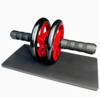 Équipement d'entraînement musculaire pour la gym : Rouleau abdominal pour exercices de renforcement des abdominaux