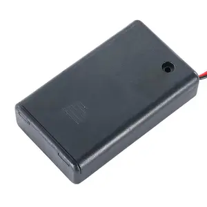 Portabatterie 3AAA di alta qualità con coperchio e scatola batteria interruttore