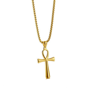 Женское колье с крестом из нержавеющей стали - Product Image 3