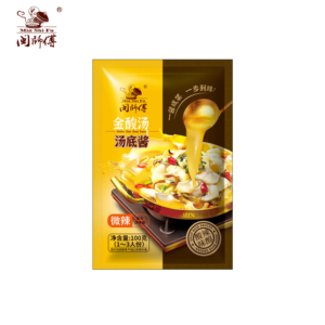 Sauce Sour Soup Dorée 100g 40 Sachets Certifiée Halal Sauce Polyvalente Premium pour Bœuf, Poisson, Bouillotte, Saveur Aigre-Piquante - Product Image 1