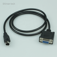 Cable de programación de PLC MINI DIN 8 TO D, cable subserial, 1 unidad, 1 unidad