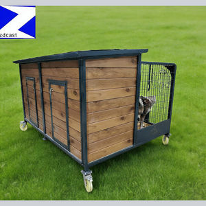 Caseta para Perros Aislada para Todo Clima con <span class=keywords><strong>Puerta</strong></span> Integrada, <span class=keywords><strong>Puerta</strong></span> de Limpieza, Ventanas Dobles y Logotipo Personalizado - Product Image 5