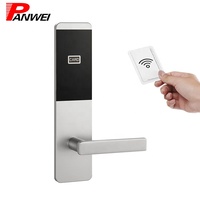 Fábrica RFID cerradura de seguridad hotel cerradura SDK libre/PMS ópera fidelio de bloqueo de tarjeta para integrar software
