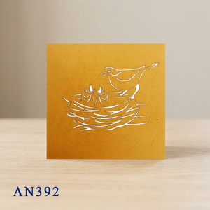 Cartes Pop Art Artisanales en Papier sur le Thème des Oiseaux, Meilleures Ventes, du Vietnam, Cadeaux pour la Saint-Valentin, la Fête des Mères et Thanksgiving - Product Image 5