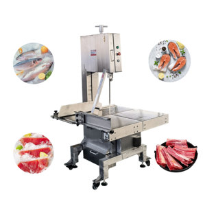 New Stainless Steel Push Pull <b>Saw</b> <b>Bone</b> and Meat Cutter 500 Type for Frozen Meat Processing with Adjustable Thickness - Product Image 2